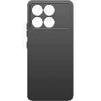 Чехол (клип-кейс) BoraSCO для Xiaomi POCO F6 Pro Silicone Case черный, фото 1