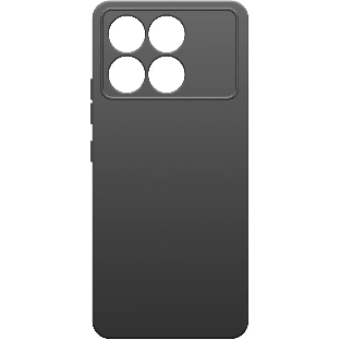 Чехол (клип-кейс) BoraSCO для Xiaomi POCO F6 Pro Silicone Case черный