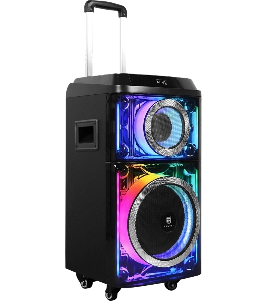 Колонка портативная Ural 103 черный 1200W 1.1 BT/3.5Jack/USB-C 15м 7000mAh