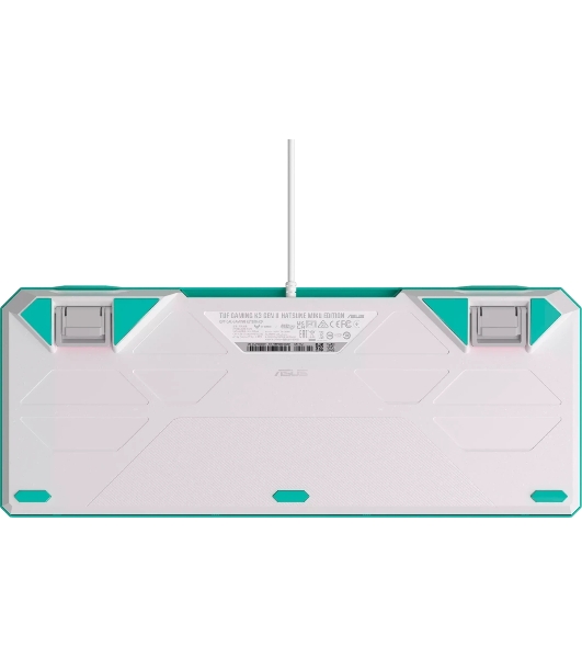 Клавиатура ASUS TUF Gaming K3 Gen II MIKU Edition проводная, USB Type-A, голубой