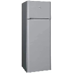 Холодильник Indesit TIA 16 G серебристый двухкамерный 245/51л морозилка сверху, ручная разморозка, фото 1