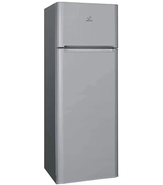 Холодильник Indesit TIA 16 G серебристый двухкамерный 245/51л морозилка сверху, ручная разморозка