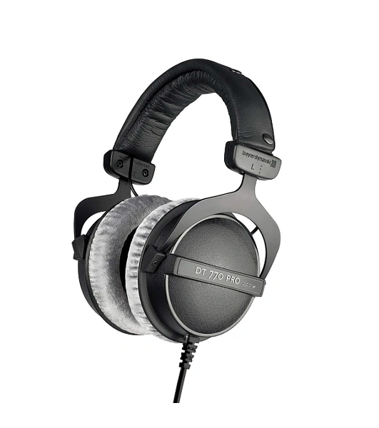 Проводные наушники Beyerdynamic DT 770 PRO (250 Ohms) черный, полноразмерные, Jack 6.35/3.5 мм