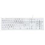 Клавиатура проводная Oklick 500M, USB, белый, фото 1