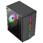 Компьютерный корпус MiniTower Aerocool/Formula EVO Mini-G-BK-v1 (mATX, USB3x1, USB2x2, 120мм RGb fan, без БП) (4711099472352), фото2