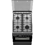 Плита газовая Darina 1D1 GM 241 014 Х нержавеющая сталь/черный, конфорок 4 шт, духовка 50 л, 50 см x 85 см x 60 см, фото5