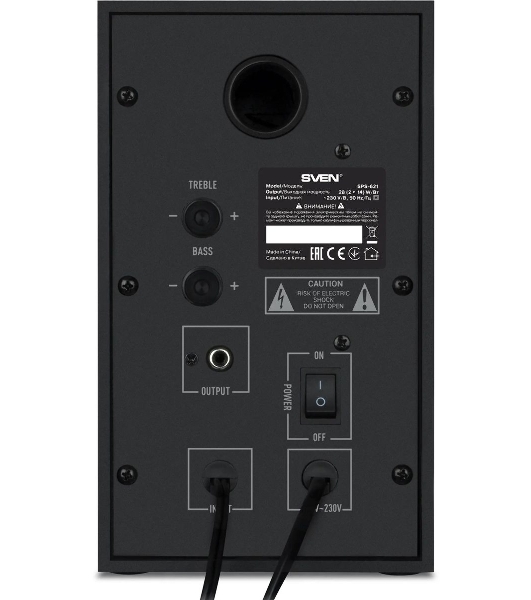 Акустическая система SVEN АС SPS-621, черный (28 Вт, Bluetooth)