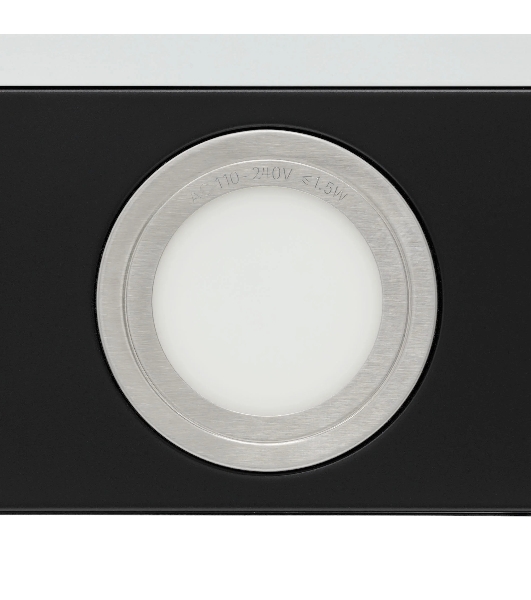 Вытяжка кухонная Krona KAMILLA T 600 BLACK (1 мотор)