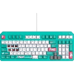Клавиатура ASUS TUF Gaming K3 Gen II MIKU Edition проводная, USB Type-A, голубой, фото 1