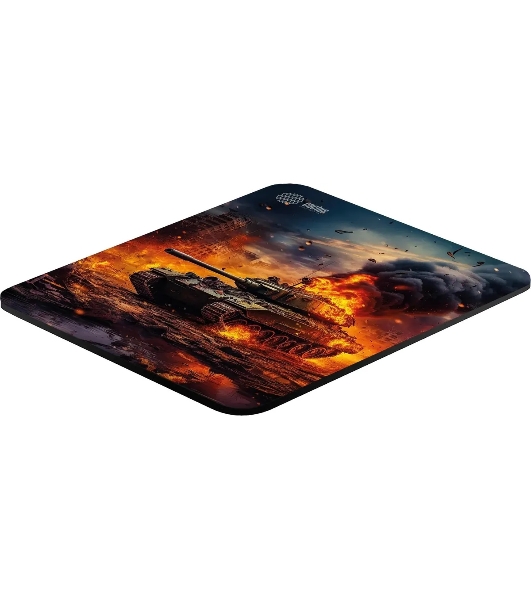 Коврик для мыши Cactus CS-MP-D04M Burning tank 300x250x3мм