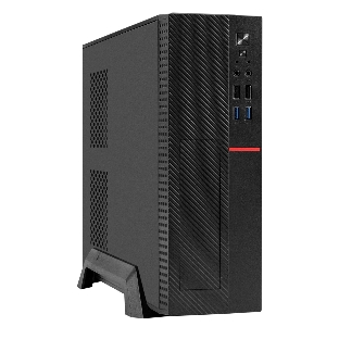 Компьютерный корпус Desktop ExeGate MI-307U2 (mini-ITX/mATX, без БП, 2хUSB+2хUSB 3.0, HD аудио, черный)