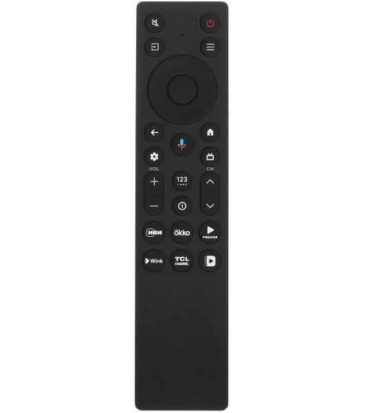 Телевизор TCL 43' 43P7K черный QLED 4K UHD 60Hz Google TV
