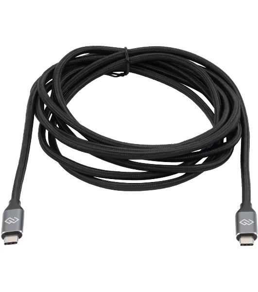 Кабель Digma D-Type-C-USB3.2-3m D-TYPE-C-USB3.2-100W-4K-3M 3м черный