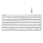 Клавиатура A4Tech Fstyler FBX51C беспроводная, USB, Bluetooth/Радиоканал, белый, фото 1