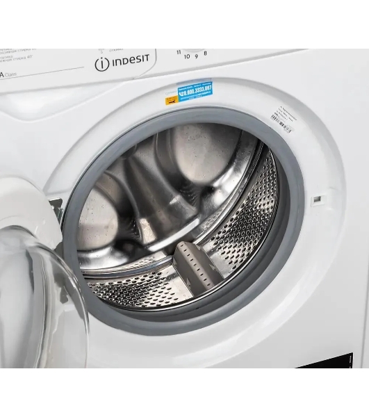 Стиральная машина Indesit IWSC 6105 белый, загрузка фронтальная 6 кг, 1000 об/мин., класс: А