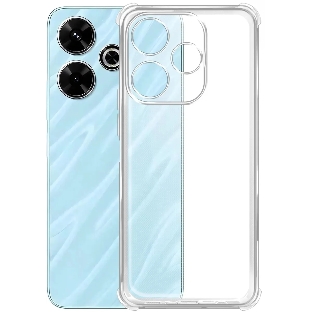 Чехол (клип-кейс) BoraSCO для Xiaomi Poco M6 4G Bumper Case прозрачный