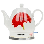 Электрочайник Centek CT-0062 белый, 2.0 л, 2000 Вт, скрытый нагревательный элемент, фото 1