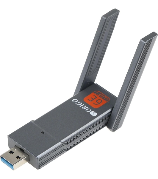 Сетевой адаптер Wi-Fi Origo OW1800M, AX1800, USB 3.0, (ант.внеш.несъем.) 2ант.