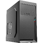 Компьютерный корпус Foxline FL-702, mATX, 1x5.25EXT, 1x3.5EXT, 2x3.5INT, 2xUSB 3.0, HDA, w/o FAN, w/450W ATX PSU, w/1.2m EU pwr cord, фото 1