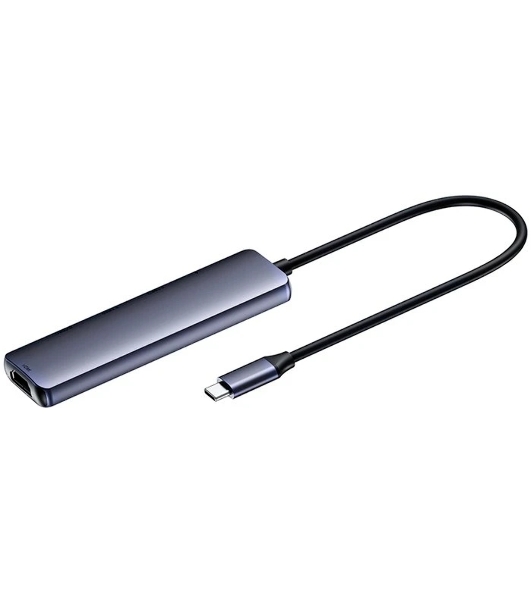 USB-концентратор Netac WF13, USB Type-C, USB/HDMI/USB Type-C, USB