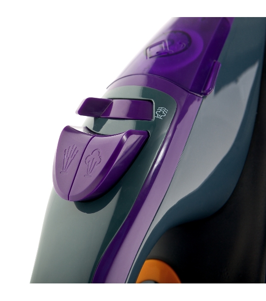 Утюг BRAYER BR4001 фиолетовый/серый, 2600 Вт, 25 г/мин, 140 г/мин, 360 мл