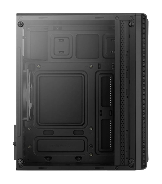 Компьютерный корпус MiniTower Aerocool/Formula EVO Mini-G-BK-v1 (mATX, USB3x1, USB2x2, 120мм RGb fan, без БП) (4711099472352)