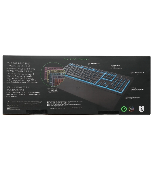 Клавиатура Razer Ornata V3 X проводная, USB Type-A, чёрный (РУ раскладка)