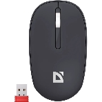 Мышь беспроводная Defender Smart MM-396 черный, 1600 dpi, радиоканал, Bluetooth, USB, кнопки - 3, фото 1