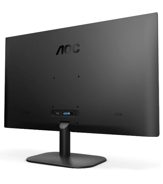 Монитор 27' AOC 27B2DM, VA 1920x1080, 75 Гц, 4 мс, 16:9, 250 кд/м², 1xHDMI, 1xDVI-D, 1xVGA, 1x3.5 мм, черный