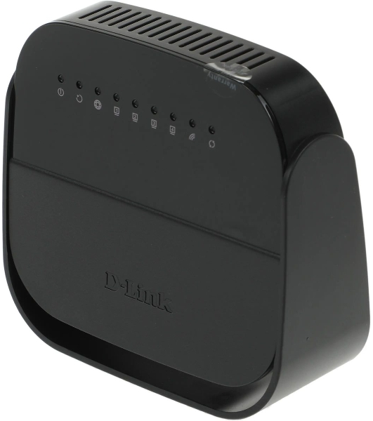 Роутер беспроводной D-Link DSL-2640U/R1A ADSL2+ черный ANNEX А