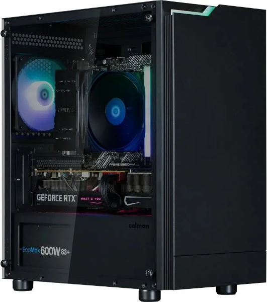 Компьютерный корпус Zalman ZM-T4 plus черный без БП mATX 1x80мм 3x120мм 1xUSB 2.0 1xUSB 3.0 audio bott PSU