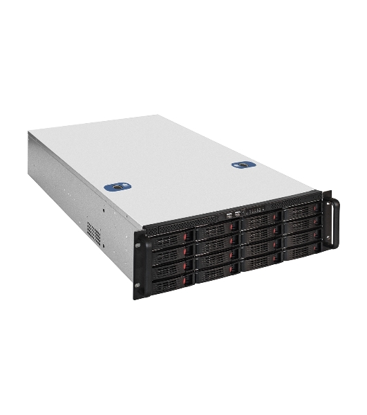 Серверная платформа ExeGate EX292422RUS Pro 3U660-HS16 (RM 19', высота 3U, глубина 660, Redundant БП 2x1200W, 16xHotSwap, USB)