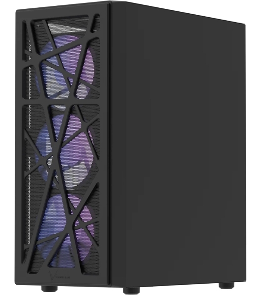 Корпус Formula Mana AR V2 Black, Midi-Tower, чёрный, 3 x 120 мм