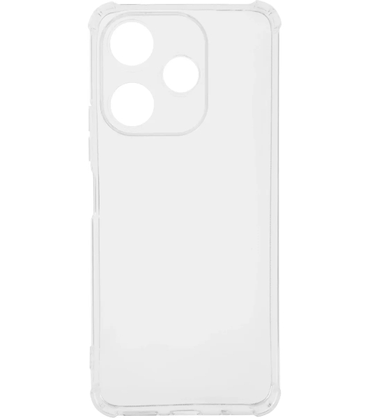 Чехол (клип-кейс) BoraSCO для Xiaomi Poco M6 4G Bumper Case прозрачный