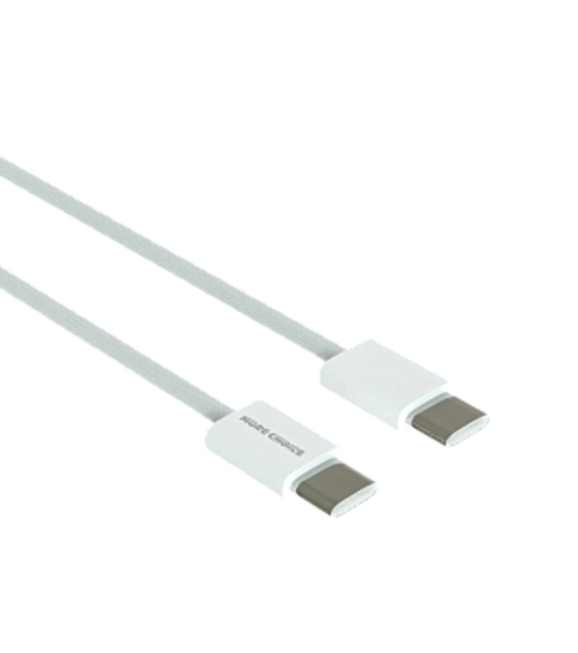 Кабель MORE CHOICE (4620202550361) K75a нейлон USB 3.0A PD 60W для Type-C Type-C 1м белый