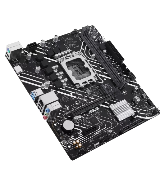 Материнская плата ASUS PRIME H610M-K D4 ARGb, LGA 1700, Intel H610, 2xDDR4, 4xSATA, 1xM.2, 1xPCIe 4.0 x16, 1xHDMI, 1x1Gb LAN, 2xUSB 5Gbps, 4xUSB 2.0, 7.1, mATX