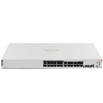 Коммутатор HPE Instant On 1830 24G 2SFP 12PoE+ 195W, 12×1 Гбит/с PoE+ + 2×1 Гбит/с SFP, настраиваемый, фото2