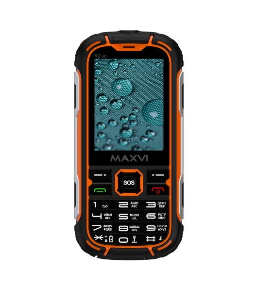 Мобильный телефон Maxvi R2 up оранжевый