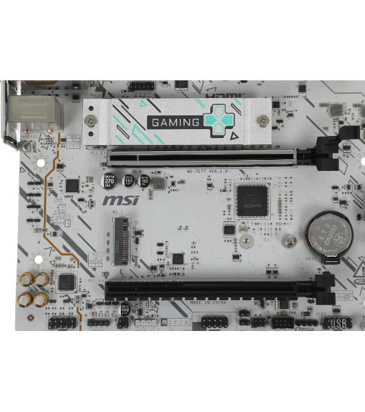 Материнская плата MSI B840M GAMING PLUS WIFI6E, AM5, AMD B840, 4xDDR5, 4xSATA, 2xM.2, 1xPCIe 4.0 x16, 1xPCIe 3.0 x4, 1xHDMI (v2.1), 1xUSB-C 10Gbps, 1xUSB-A 10Gbps, 2xUSB-A 5Gbps, 4xUSB-A 2.0, 1x2.5Gb LAN, Wi-Fi 6E, Bluetooth 5.3, 2x3.5 мм, 7.1, mATX