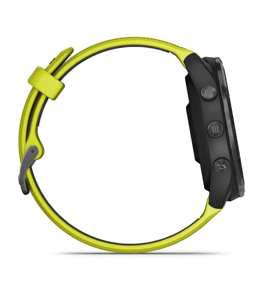 Умные часы Garmin Forerunner 965, 1.4' AMOLED, Wi-Fi, Bluetooth, NFC, GPS, 50м, черный / желто-черный