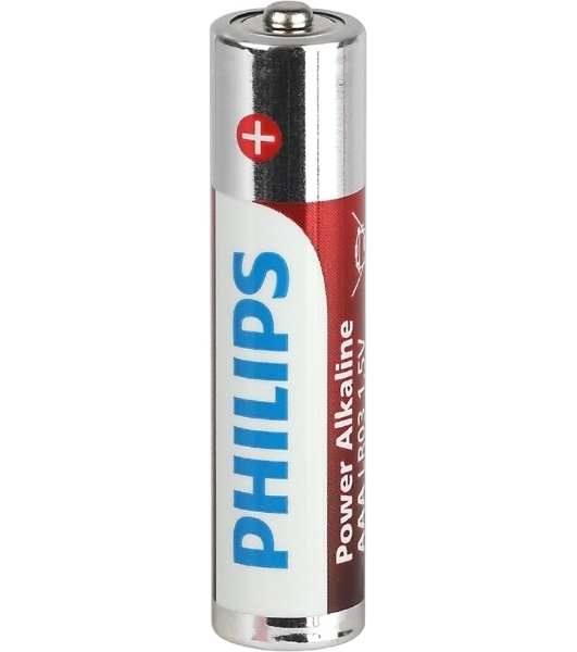 Элемент питания алкалиновый AAA/LR03 1.5В Power (блист. 20шт) Philips Б0064654