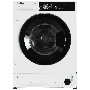 Стиральная машина встраиваемая Korting KWMI 14V87 белый, загрузка фронтальная 8 кг, 1400 об/мин, класс A+++
