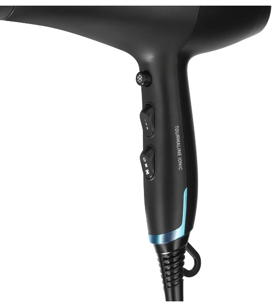 Фен Vitek VT-8216 черный/разноцветный, 2200 Вт, ионизация