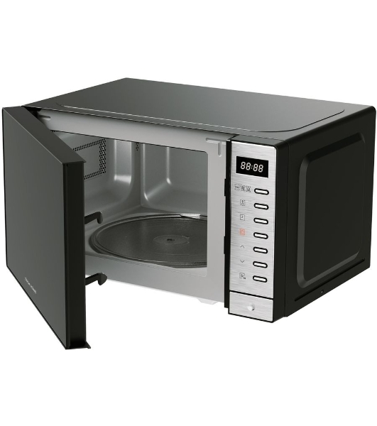 Микроволновая печь Rondell RDE-MW203 черный/серебристый, 20 л, 700 Вт, переключатели - кнопки