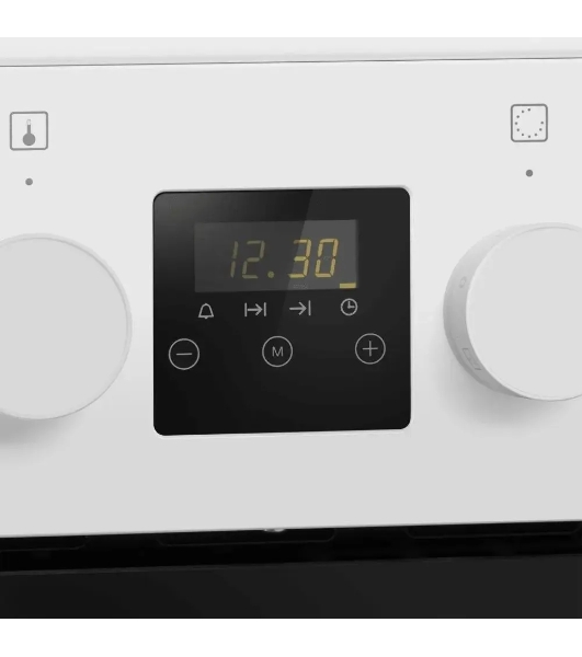 Плита электрическая Maunfeld MEC57CW08TD белый, конфорок 4 шт, духовка 59 л, 50 см x 85 см x 60 см