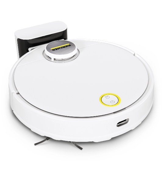 Робот-пылесос Karcher RCV 3 белый, 3200 мAч Li-Ion, уборка сухая/влажная, пылесборник контейнер 0.5 л