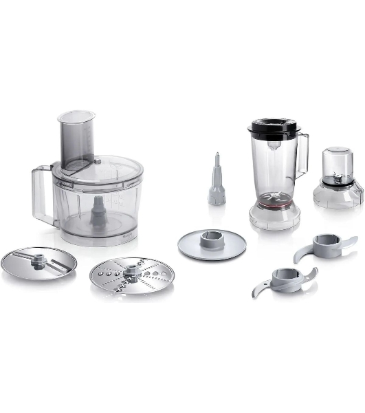 Кухонный комбайн Bosch MCM3501M 800 Вт, Скорости: 2, Блендер 1 л, Чаша 2.3 л, черный/серебристый