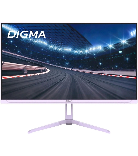 Монитор 23.8' Digma Overdrive 24P410F IPS 1920x1080, 200 Гц, 1 мс, 16:9, 300 кд/м², HDMI 2.0, DP 1.4, 3.5 Jack, USB 2.0, FreeSync, G-Sync, HDR10, сиреневый