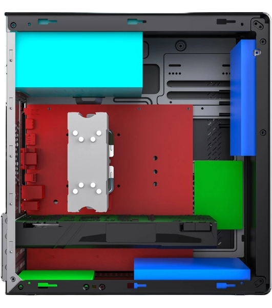 Компьютерный корпус с блоком питания 450Вт./Case Foxline FL-719W-FZ450R-U31, mATX case, белый, w/PSU 450W 12cm, w/1xUSB 2.0, w/1xUSB 3.0, w/1xCombo Audio, w/pwr cord, w/o FAN