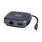 Многофункциональная док-станция Intrend ITACS-9W Type-C с беспроводной зарядкой 3 встроенных высокоскоростных USB 3.0, встроенный высокоскоростной TF и SD карт ридер, разъем RJ-45 для подключения к локальной сети HDMI 4K/30Hz, 60W Power Delivery порт,, фото12